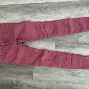 Women's Jeans in Burgundy